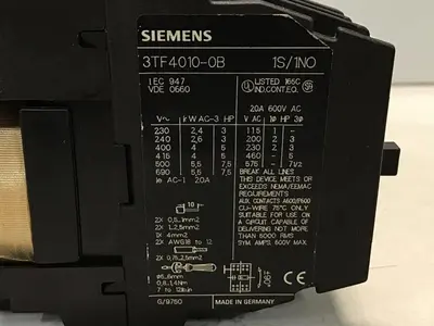 USED SIEMENS 3TF4010-0B