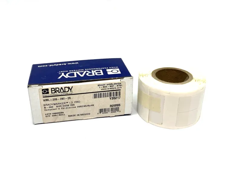 New | in-Stock BRADY BRADYMARKER I.D. PRO LABELS WML 205-292-2S Misc Industrial Equipment | Maverick Industrial Sales #1102240
