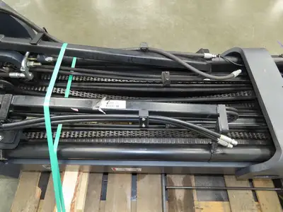 Linde E20C Forklift Mast Class II 4 Stage 4 Lever 258.5" Lift 2155 lbs Max