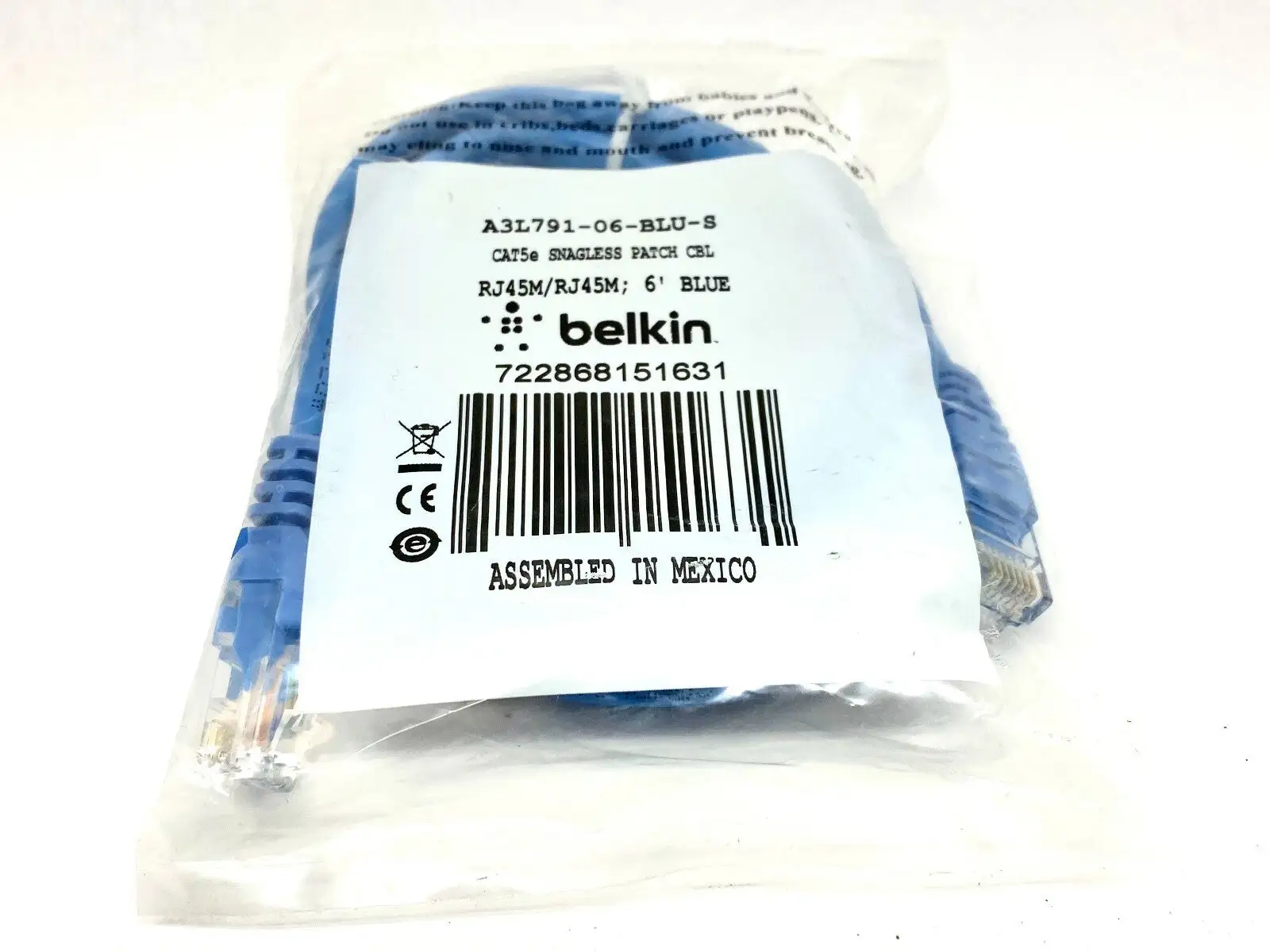 NEW BELKIN PATCH CABLE