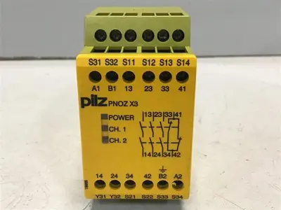 USED PILZ PNOZX3120VAC24VDC3N/O1N/C1SO