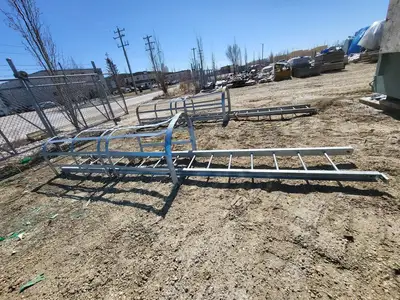 16ft. Steel Caged Ladder