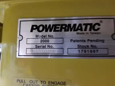 USED POWERMATIC 2000 TABLE SAW