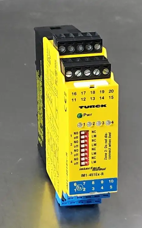 Used Turck TURCK IM1-451EX-R PLC Processors | Palmetto Automation #1156443
