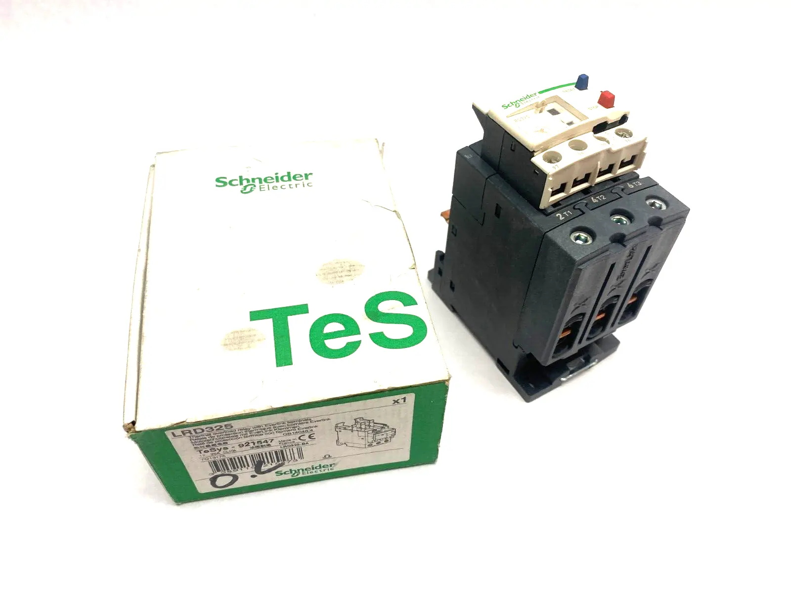 USED SCHNEIDER ELECTRIC THERMAL OVERLOAD RELAY EVERYLINK TERMINALS