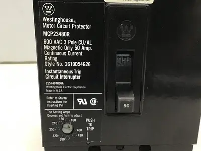 USED WESTINGHOUSE MCP23480R