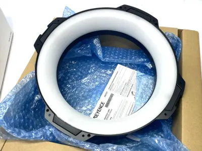 USED KEYENCE MULTI-SPECTRAL LIGHTING RING ILLUMINATOR (200 MM)