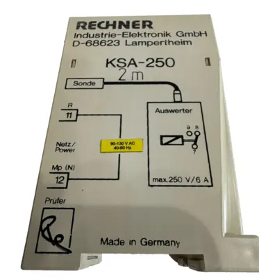 NEW RECHNER SENSOR KSA-250 SENSOR RELAY 2M KSA250