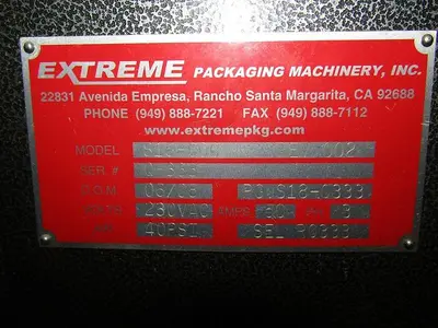 USED 2008 EXTREME PACKAGING S18-GDC