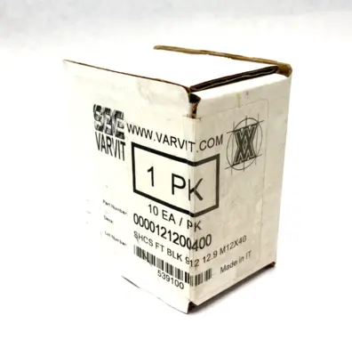 New | in-Stock SBE VARVIT SOCKET HEAD CAP SCREW SHCS FT BLK M20X40 Nuts & Screws | Maverick Industrial Sales #1105964