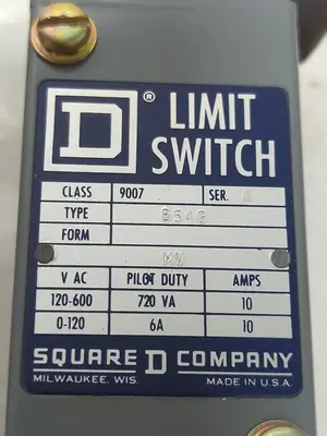 New | in-Stock SQUARE D 9007-B54G Miscellaneous Equipment (Electrical & Power) Ohio US | Surplus Asset Holdings #1235527