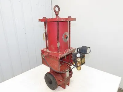 Red Valve Series 5200 Pneumatic Pinch Valve 2.5" Flanged EPDM w/Positioner