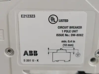 Used ABB S201-K4 Switchgears British Columbia CA | Lenmark #241826
