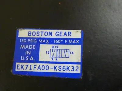 USED BOSTON GEAR EK71FA00-KS6K32