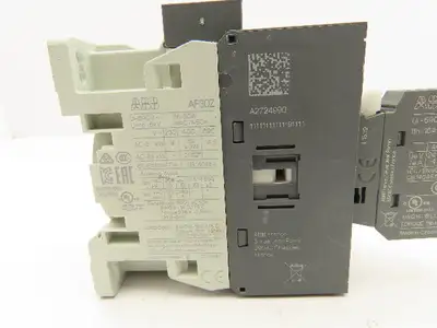 ABB AF30Z-30-00-21 Auxiliary Contactor 600V 50A