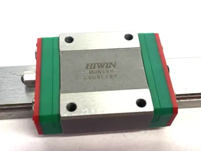 Used HIWIN LINEAR GUIDEWAY BLOCK AND RAIL, 1-BLOCK, 235MM RAIL Misc Industrial Equipment | Maverick Industrial Sales #1098774
