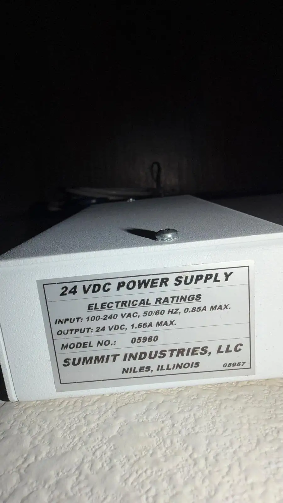 Used Summit Industries, LLC 05960 DC Power Supplies Texas US | PT Medical Technologies #1458639