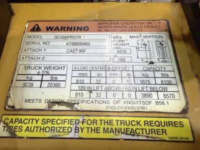 USED 2016 CATERPILLAR GC55KPRSTR