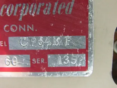 Harrel CP641AF Ser. 126 Digi Panel CPU Micro Processor Assembly 115V