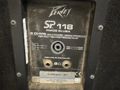 Used PEAVEY SOUND SYSTEM Commercial Audio/Visual Equipment Michigan US | Miedema Asset Management Group #1341876