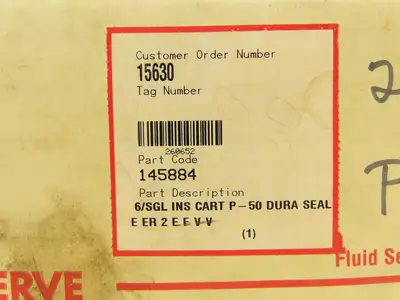 Flowserve 145884 Cartridge Type Mechanical Dura Seal P-50 2-7/8" Sleeve