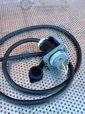 USED STAINLESS MOTORS PG2G14N04B1TG3 WASHDOWN DUTY MOTOR W/ SPIRAL BEVEL REDUCER 3PH