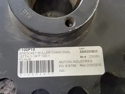 Roller Chain Sprocket 100P18