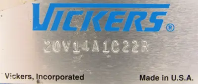 NEW VICKERS 20V14A1C22R HYDRAULIC PUMP