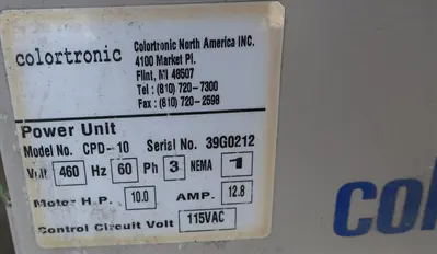 SPC8453  Blower positive displacement blower Colortronic/Roots, 10 hp