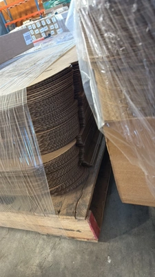 Pallet of boxes designed to hold a Klein Hickey