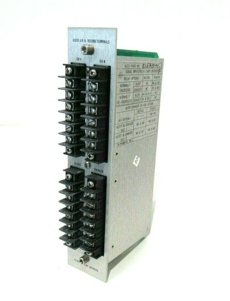REPAIRED BENTLY NEVADA 81545-01 RELAY BOARD 78462-01 8154501