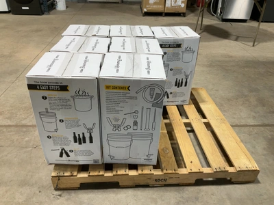 Used LOT OF (7) BREWMASTER 5 GALLON HOMEBREW STARTER KITS Brewing Equipment Michigan US | Miedema Asset Management Group #1580078