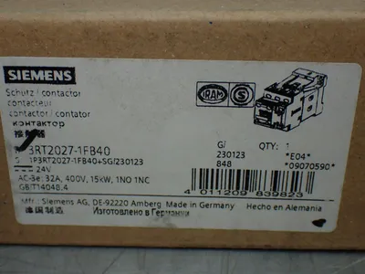NEW SIEMENS 3RT20271FB40
