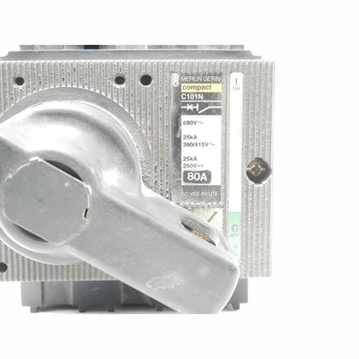 Merlin Gerin 3 Pole 80 Amp Breaker