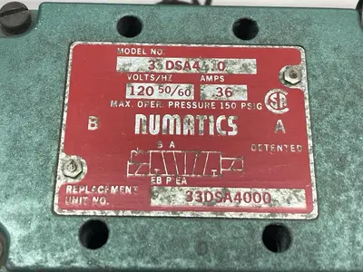 Used NUMATIC 33DSA4410 Solenoid Valves Ohio US | Surplus Asset Holdings #1247271