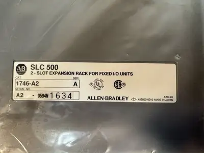 *Allen Bradley 1746-A2 /A SLC 500 2 Slot Fixed Expansion Rack (6.4.4)