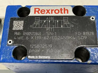 USED REXROTH 4WE6X139-62/EG24N9K4 S09