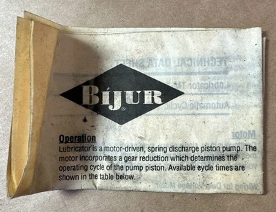 NEW BIJUR C2741 V