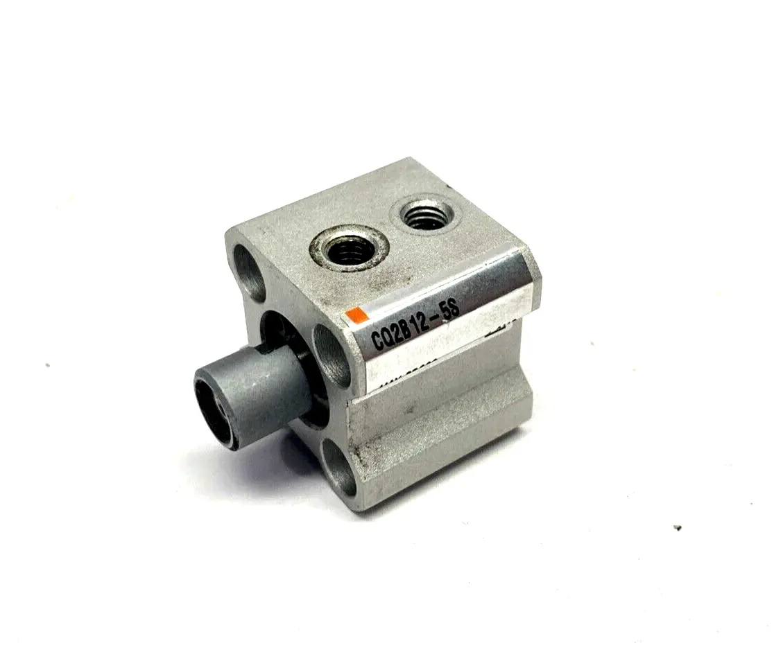 CQ2B12-5S | SMC  Compact Cylinder Single Acting Spring Return 12mm Bore 5mm Stroke - Used
