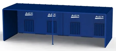 A.C.T. Action Booth Triple DUST COLLECTORS | T.R. Wigglesworth Machinery Co. (2)