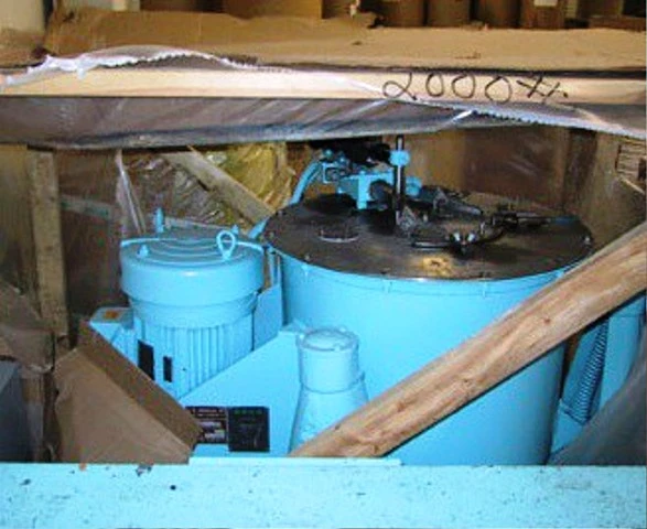 ATM/De Laval 20 x 14 solid basket centrifuge, 316SS.