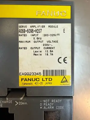 Fanuc A06B-6096-H207 Servo Driver Amplifier (12.4.1)