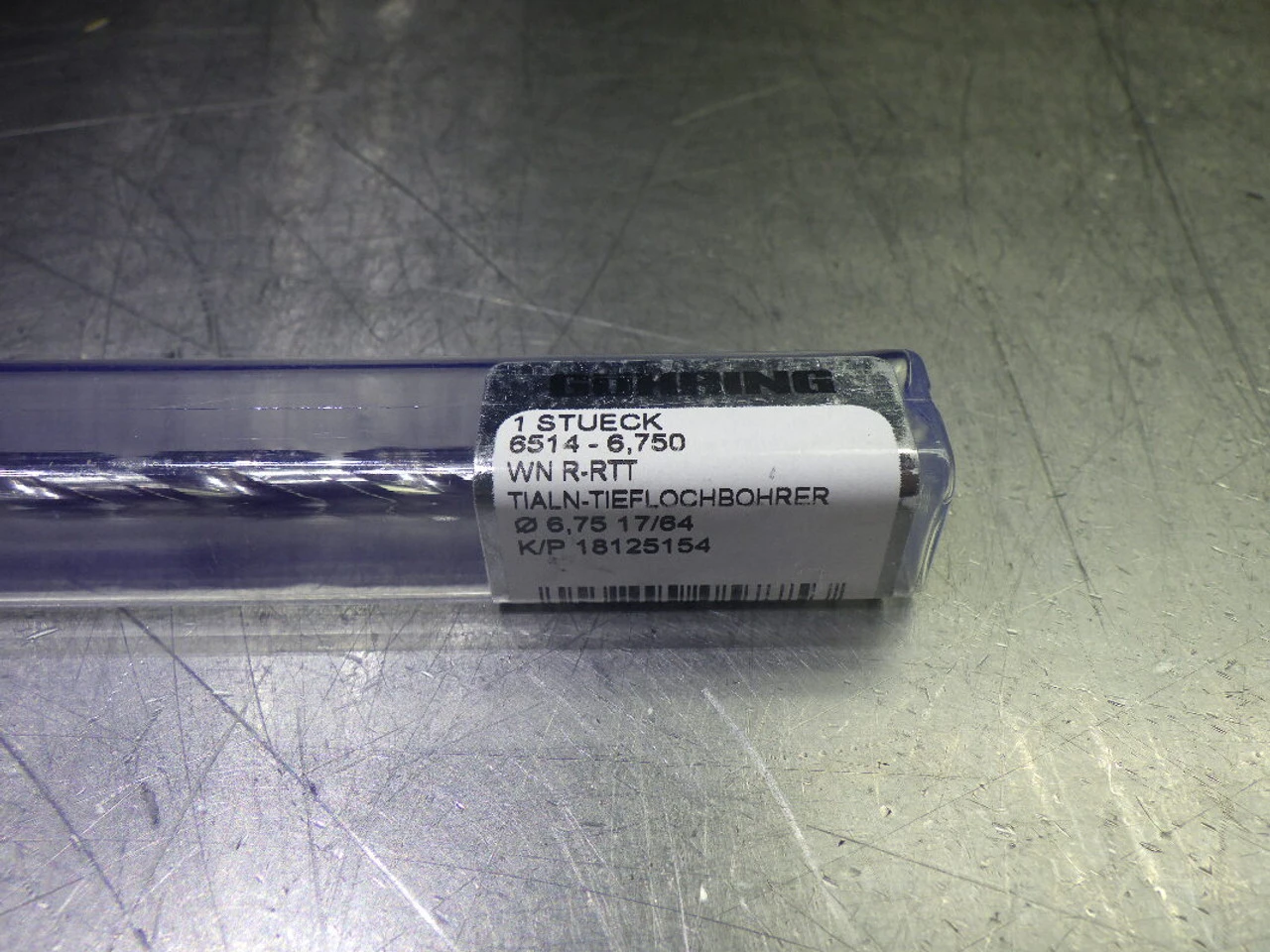 Guhring 17/64" Coolant Thru Carbide 40xD Drill 8mm Shank 9065140067500 (LOC1930B)