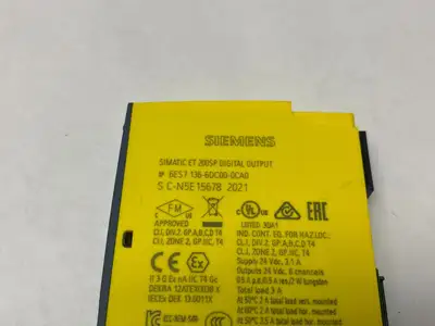 USED SIEMENS SIMATIC ET 200SP DIGITAL OUTPUT MODULE F-DQ 8X 24VDC