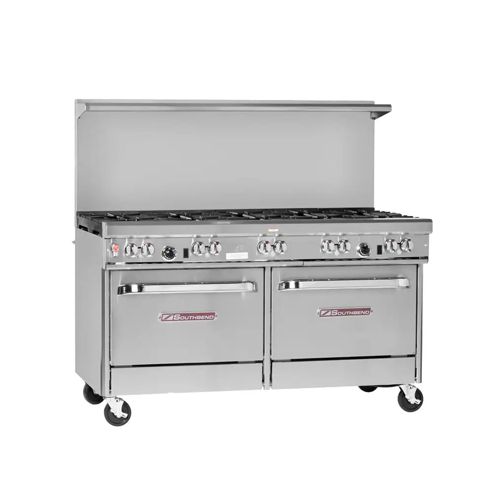 Southbend 4604AA-2CL 60" 6 Burner Gas Range W/ Charbroiler & (2) Convection Ovens, Liquid Propane