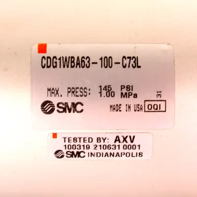 USED SMC CDG1WBA63-100-C73L
