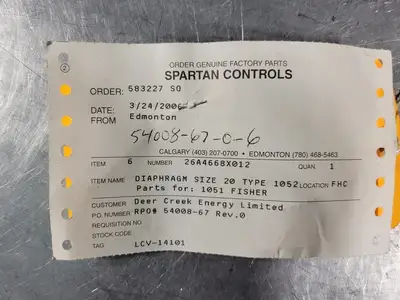 USED EMERSON 26A4668X012