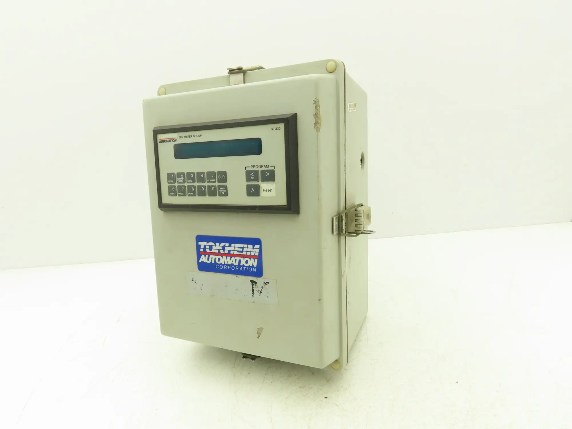 EFM Tokheim Automation FC-330 Flow Control Module Rate Totalizer Panel 12x8x7"