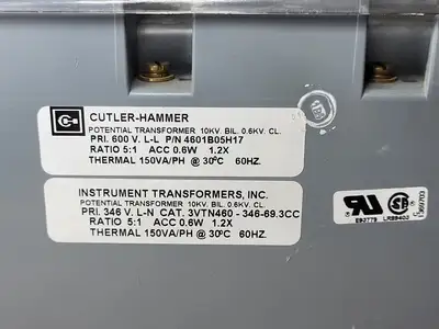 USED INSTRUMENT TRANSFORMERS 3VTN460-346-69.3CC