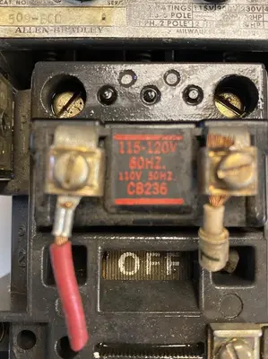 Used ALLEN-BRADLEY 509-BOD Industrial Controls Ohio US | Surplus Asset Holdings #1233728